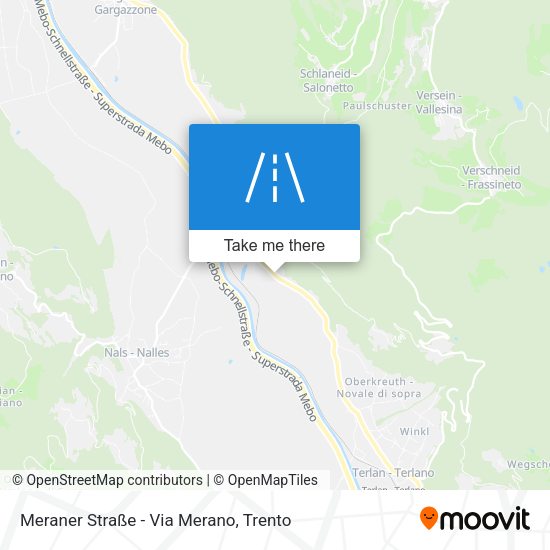 Meraner Straße - Via Merano map