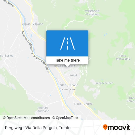 Perglweg - Via Della Pergola map