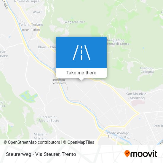 Steurerweg - Via Steurer map