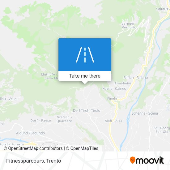 Fitnessparcours map