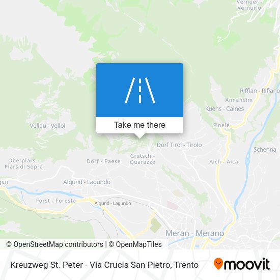 Kreuzweg St. Peter - Via Crucis San Pietro map
