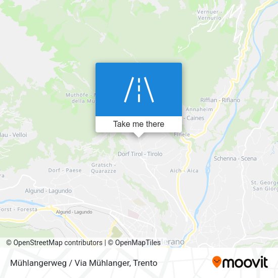 Mühlangerweg / Via Mühlanger map