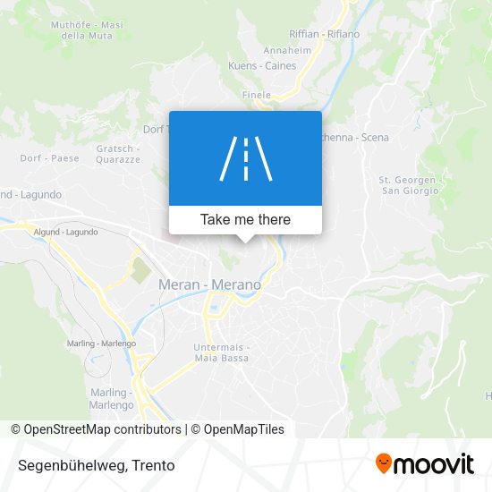Segenbühelweg map