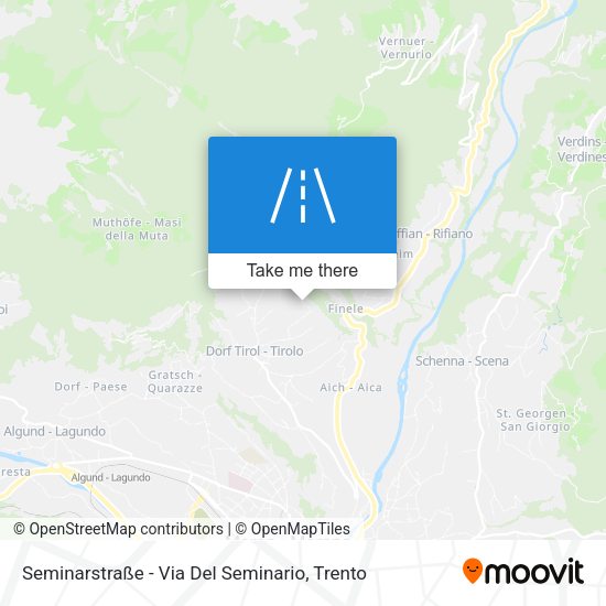 Seminarstraße - Via Del Seminario map