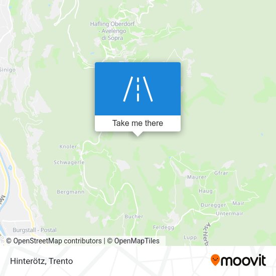 Hinterötz map