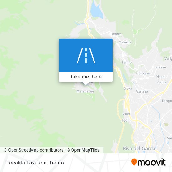 Località Lavaroni map