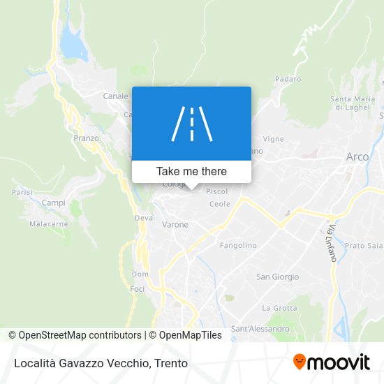 Località Gavazzo Vecchio map
