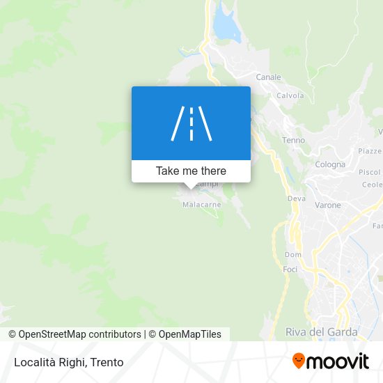 Località Righi map
