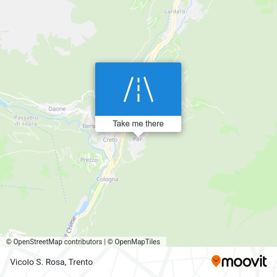 Vicolo S. Rosa map