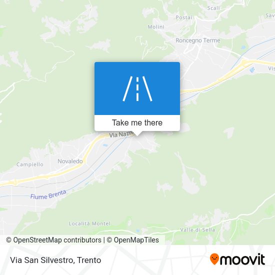 Via San Silvestro map
