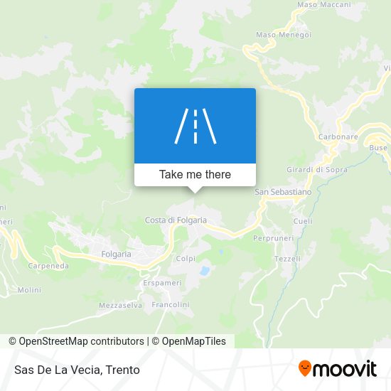 Sas De La Vecia map