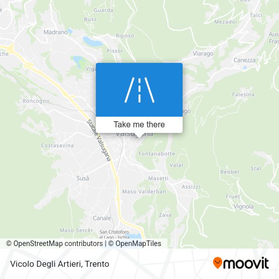 Vicolo Degli Artieri map