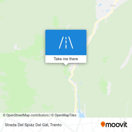 Strada Del Spiàz Del Gàl map