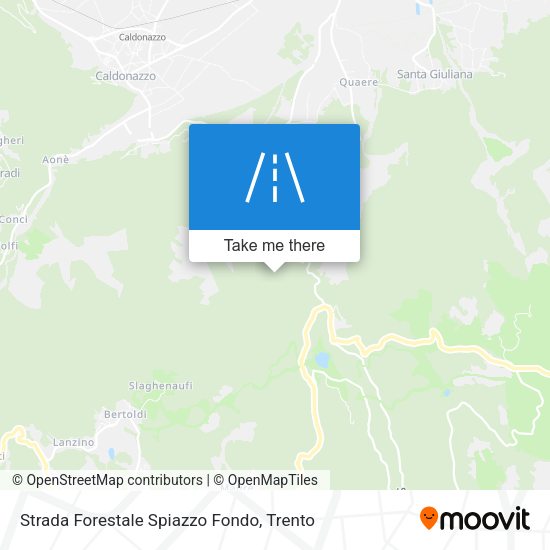 Strada Forestale Spiazzo Fondo map