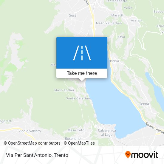 Via Per Sant'Antonio map
