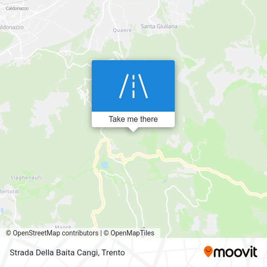 Strada Della Baita Cangi map