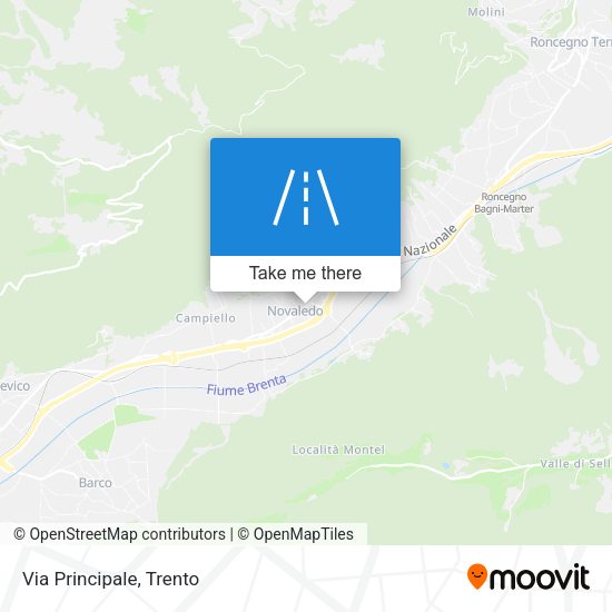 Via Principale map