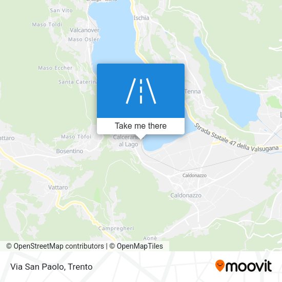 Via San Paolo map