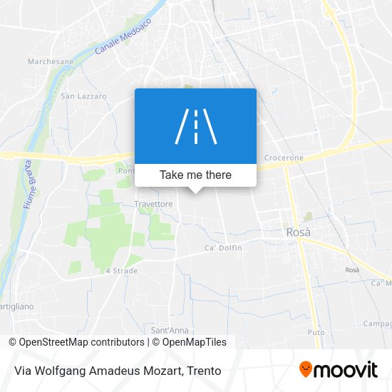Via Wolfgang Amadeus Mozart map