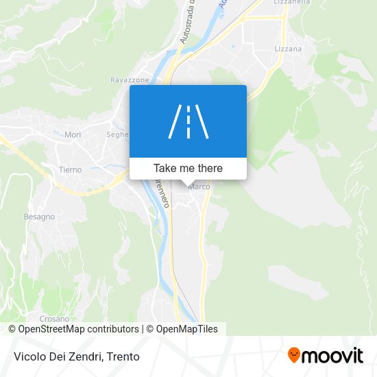 Vicolo Dei Zendri map
