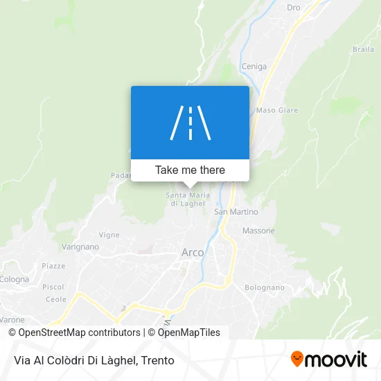 Via Al Colòdri Di Làghel map