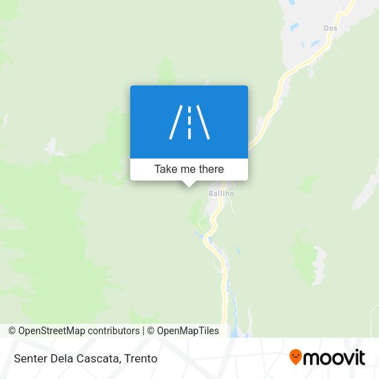 Senter Dela Cascata map