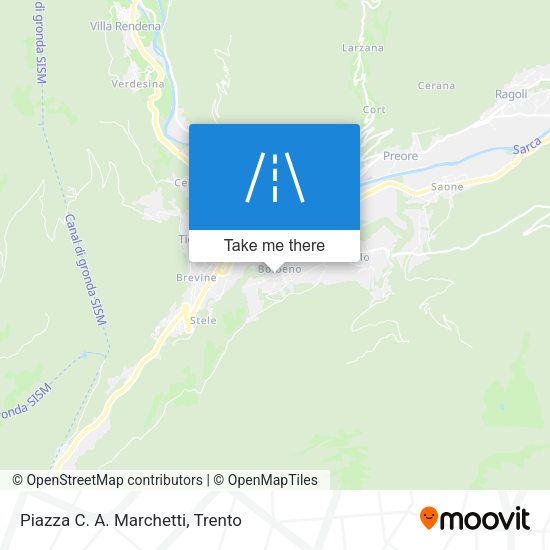 Piazza C. A. Marchetti map