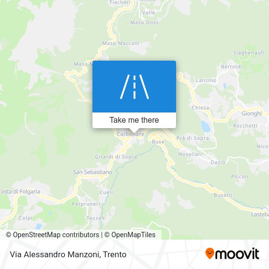 Via Alessandro Manzoni map
