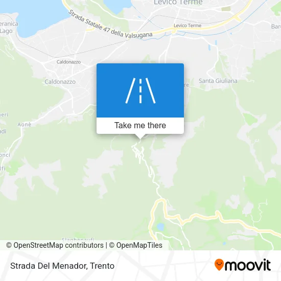Strada Del Menador map