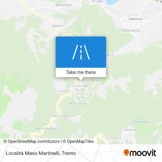 Località Maso Martinelli map