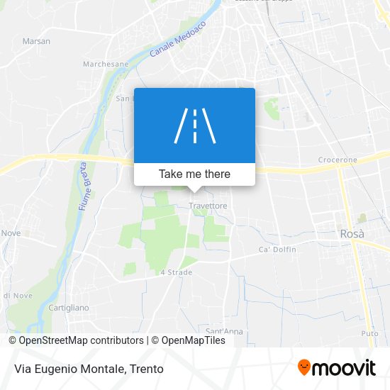 Via Eugenio Montale map