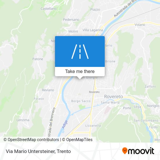 Via Mario Untersteiner map