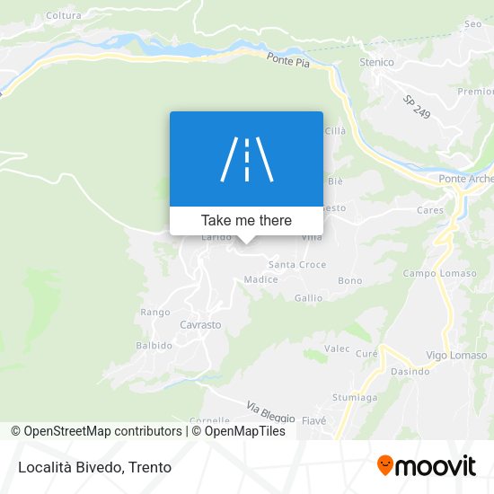 Località Bivedo map