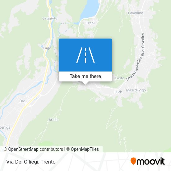 Via Dei Ciliegi map