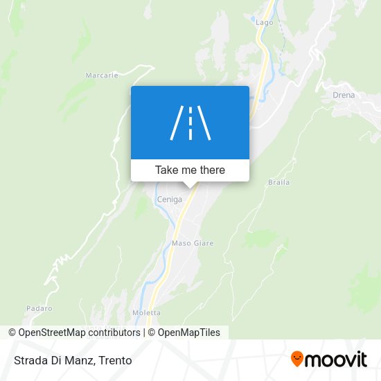Strada Di Manz map