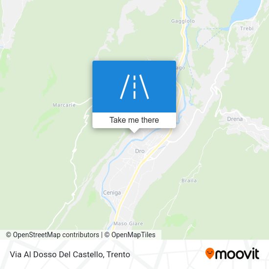 Via Al Dosso Del Castello map