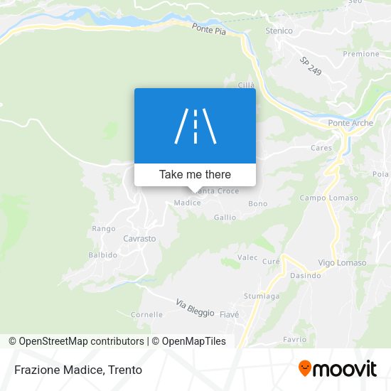 Frazione Madice map