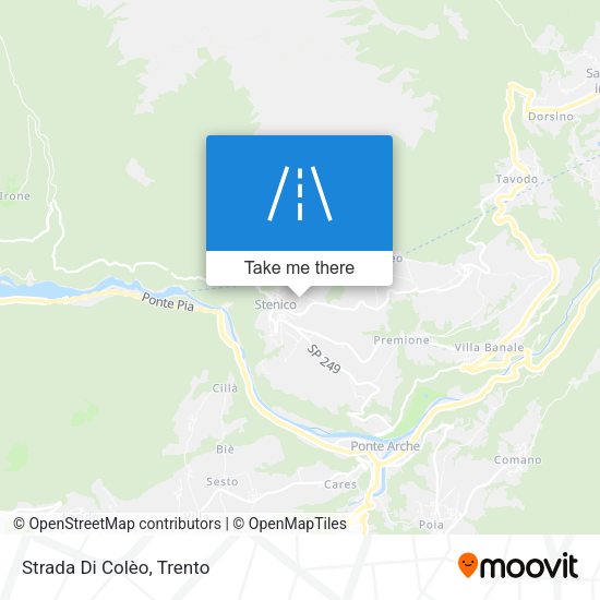 Strada Di Colèo map