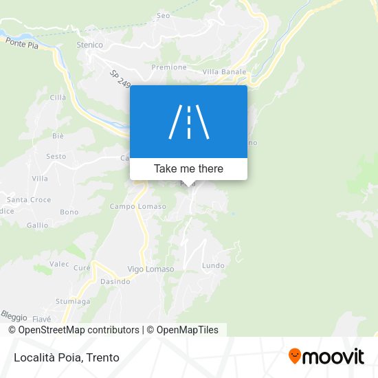 Località Poia map