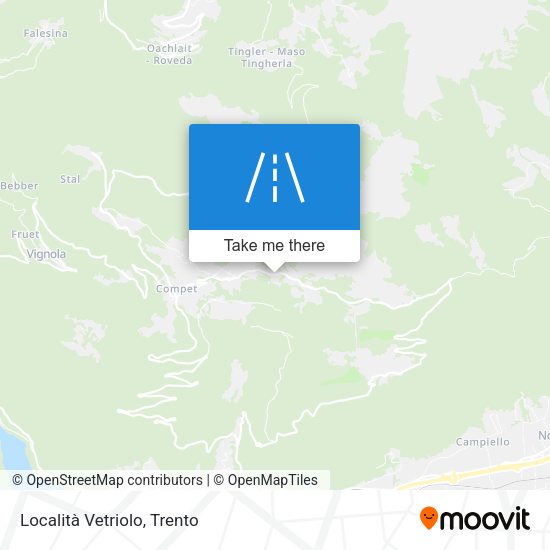 Località Vetriolo map