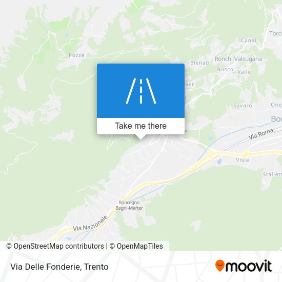 Via Delle Fonderie map