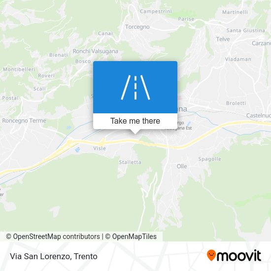 Via San Lorenzo map