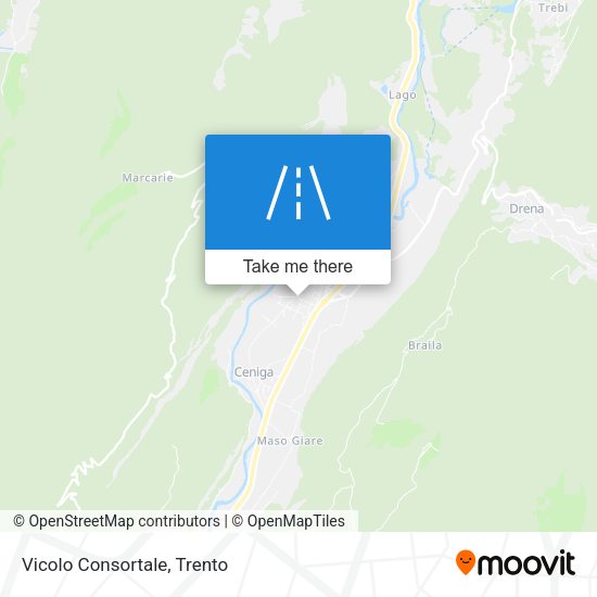 Vicolo Consortale map