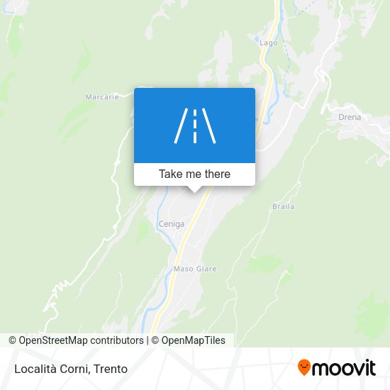 Località Corni map