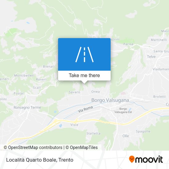 Località Quarto Boale map