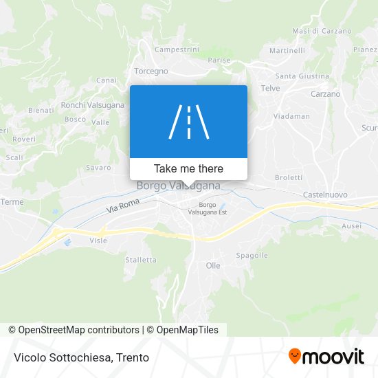 Vicolo Sottochiesa map