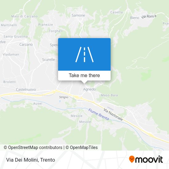 Via Dei Molini map