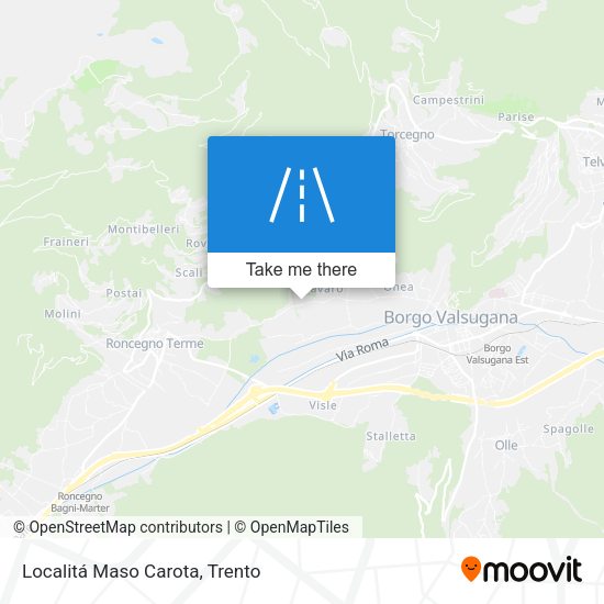 Localitá Maso Carota map