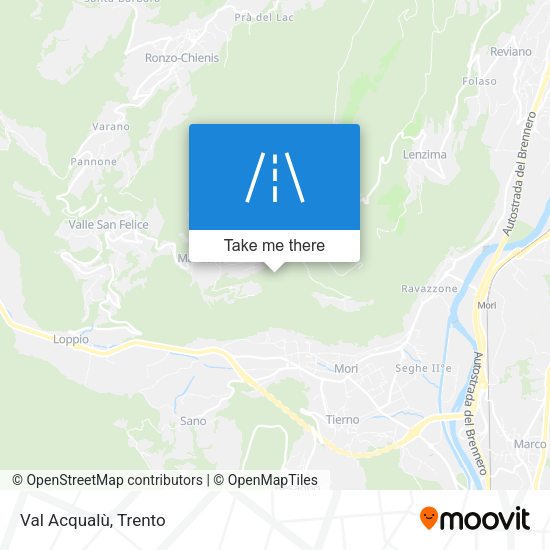 Val Acqualù map
