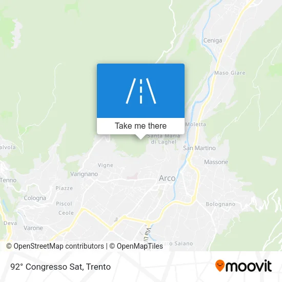 92° Congresso Sat map